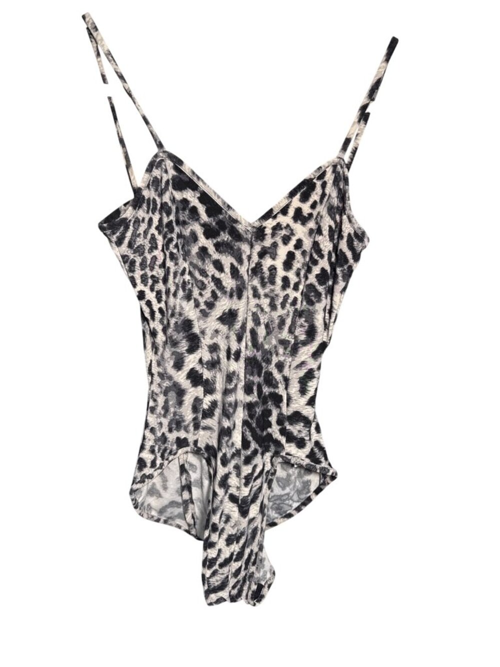 NWT Norma Kamali Wonderwoman Mio Leopard One-Piece Swimsuit S MSRP $225